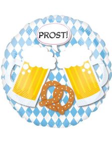 Prost! Oktoberfest Folieballong 43 cm - Bierfest