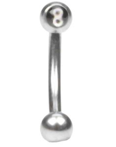 Eight Ball Øyenbrynspiercing