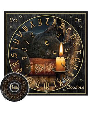 The Witching Hour - Spirit Board / Ouija Brett med Plakett By LIsa Parker