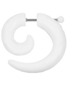 White Horn - Fake piercing
