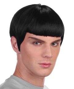 Spock Inspirert Svart Parykk