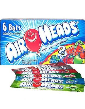 Gavepakke med 6 stk Airheads Barer (USA Import)