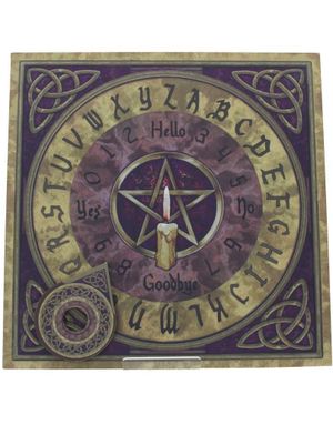 Spirit Board / Ouija Brett med Plakett