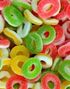 1 kg Damla Sour Rings - Vingummiringer med Sure Fruktsmaker