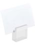 4 stk. Akryl Bordkortholdere med Bordkort 3x3 cm - Pampas