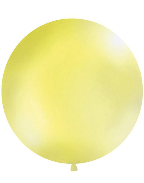GUL Pastellfarget Rund JUMBO Ballong 1 meter