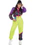 Rad 80's Tracksuit - 80-Talls Grilldress/Joggedress til Dame - Small/Medium