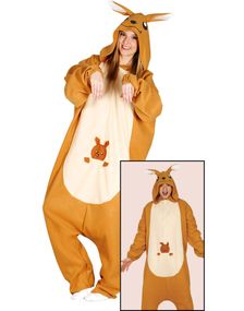 Kenguru Kigurumi Unisex Kostyme