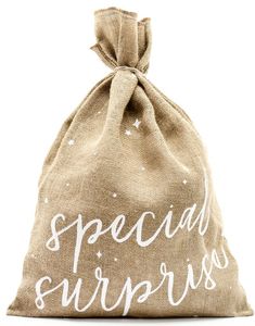 Special Surprise - Brun Strie Julesekk 40x55 cm