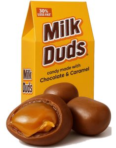 Hershey's Milk Duds Carton - Sjokoladekuler med Karamell 283 gram (USA Import)