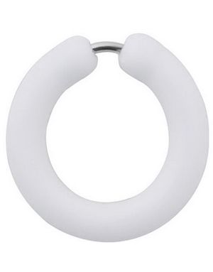 Silikon White Circle - Fake Piercing