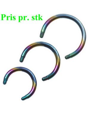 Multi Rund stang i Titan til 1,6 mm Kule