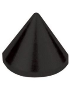 Metallic Point - Svart Dermal Anchor Kule
