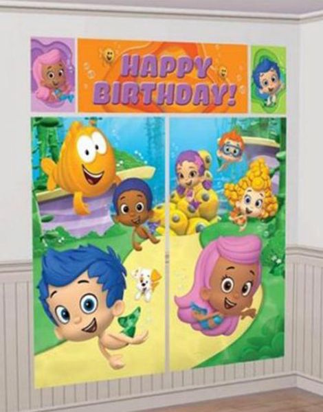 Bubble Guppies Bursdag Scene Setter 165 cm x 190 cm