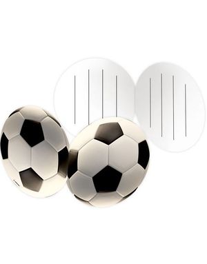 8 stk Fotball Invitasjoner med Konvolutter - Kick It