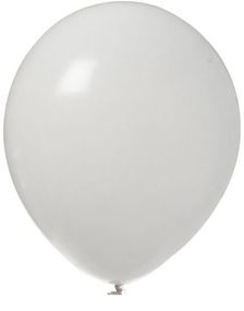 10 stk 30 cm - Hvite Ballonger