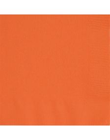 50 stk Orange Servietter 33x33 cm