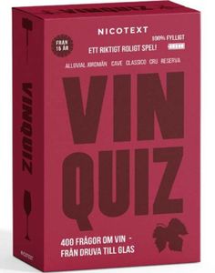Vin Quiz  - 400 Spørsmål for Vin elskere (Svensk Tekst)