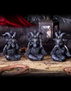Hear No Evil, See No Evil, Speak No Evil - 3 stk Baphoboo Figurer 13,4 cm