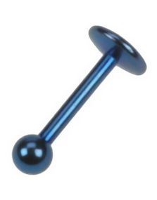 Blå Labret med Rund Kule