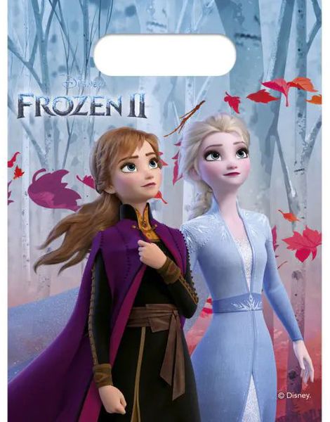 6 stk Godteposer - Frost 2 - Disney Frozen 2