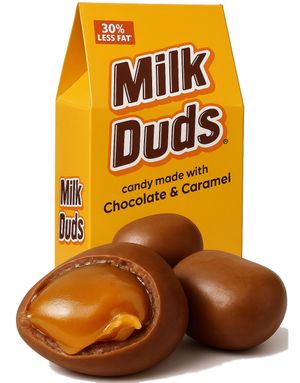 Hershey's Milk Duds Carton - Sjokoladekuler med Karamell 283 gram (USA Import)