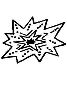 Stamptoos - Face Painting Art Stamps - Blast Stamp  (Ansikts-stempel)