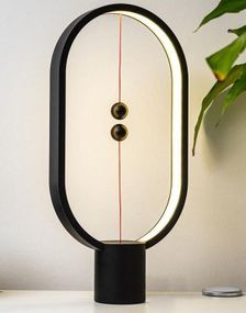 Heng Balance Lamp - Svart Magnetisk Designerlampe 40 cm