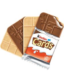 Kinder Cards - Kjeks med Kindersjokolade