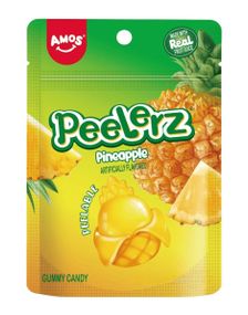 1792540800_1Peelerz Gummy Pinapple - Skrellbart Gelegodteri med Ananassmak 65 gram