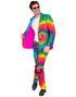 Tie Dye UV Glow Kostymedress - S