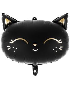 Svart Katt - Folieballong 48x36 cm