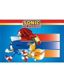 Plastduk180x120 cm - Sonic the Hedgehog