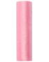 LYS ROSA Gjennomsiktig Organzaløper 16 cm x 9 meter
