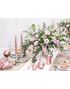 10 stk Metallisk Rose Gullfarget Kuleformet Stearinlys 6 cm