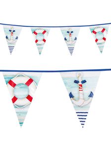 Maritimt Flaggbanner 6 Meter - Sailor Party