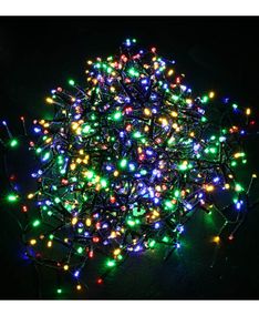 Lysslynge med 1000 Flerfarget LED-Lys og 7 Lysfunksjoner - Innen- og Utendørsbruk 20 meter