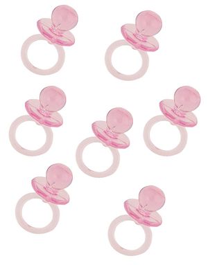 18 stk Rosa Små Smokker 2,5 cm
