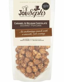 1751241600_1Joe & Seph's Caramel & Belgian Chocolate Gourmet Popcorn - Popcorn med Karamell og Belgisk Sjokolade 75 gram