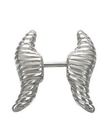 Wings with Stripes - Fake Piercing