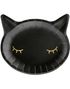 6 stk Svart Katt Papptallerkener 22x20 cm