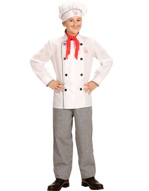 Kokkekostyme til Barn med Hatt
