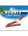 5 Pack Bounty Crispy Rolls - Sjokolade Kjeksstenger med Kokosnøttkrem 117 gram