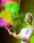 Blått Holi Utendørs/Festival Farge Pulver