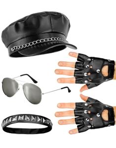Rocker/Biker Kostymesett  - Onesize
