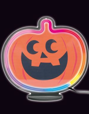 Gresskar Lampe med RBG LED-Lys 23,4x25 cm