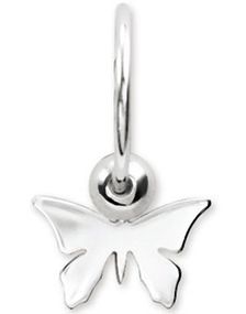 BCR Piercing With Butterfly - 1 x 10 mm