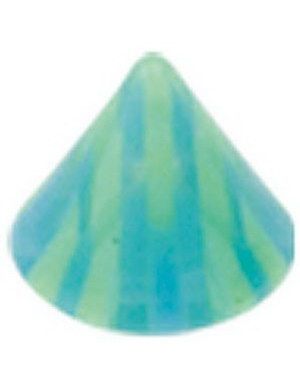 Playpoint Green/Blue - 4 mm Akrylkule til 1,2 mm stang
