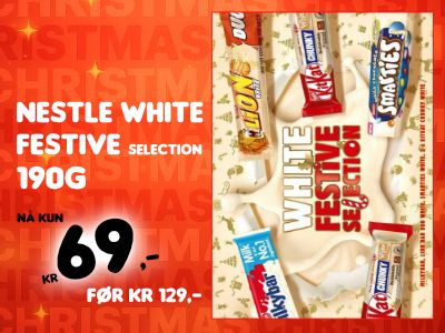 Nestle White Festive Selection 190g - Gaveboks