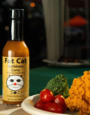 Fat Cat Caribbean Curry - Scotch Bonnet Pepper Sauce - 148 ml